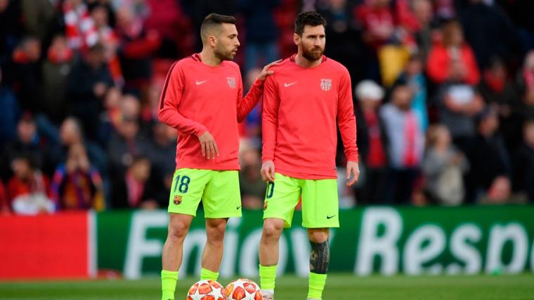 Jordi Alba gives the recipe so that the Barça recover  of the discontent of the Champions