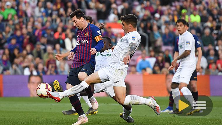 Video summary: FC Barcelona 2 Getafe 0 (LaLiga J37)