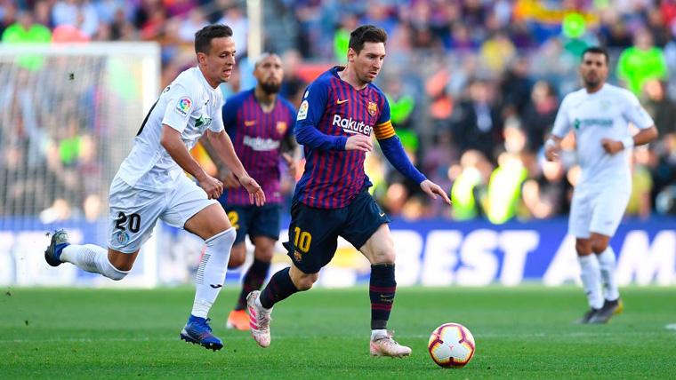 The eleven of the Barça-Getafe, with Messi as ‘false nine’, and proofs for the final of Glass?