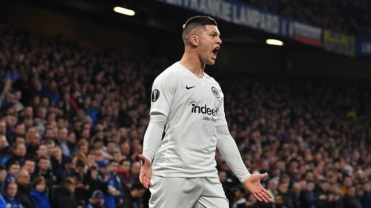 The future of Luka Jovic is a mystery, but in Germany give the first track