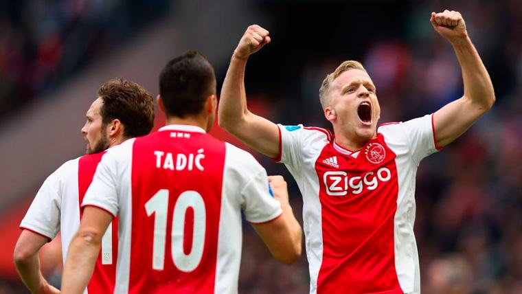 The Ajax, virtual champion of the Eredivisie to fault of a day