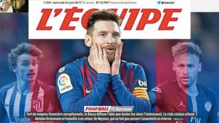In France hallucinate the “deliriums of greatness” of the FC Barcelona