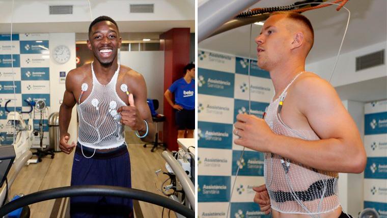 Dembélé and Ter Stegen forget his injuries and already have been discharged