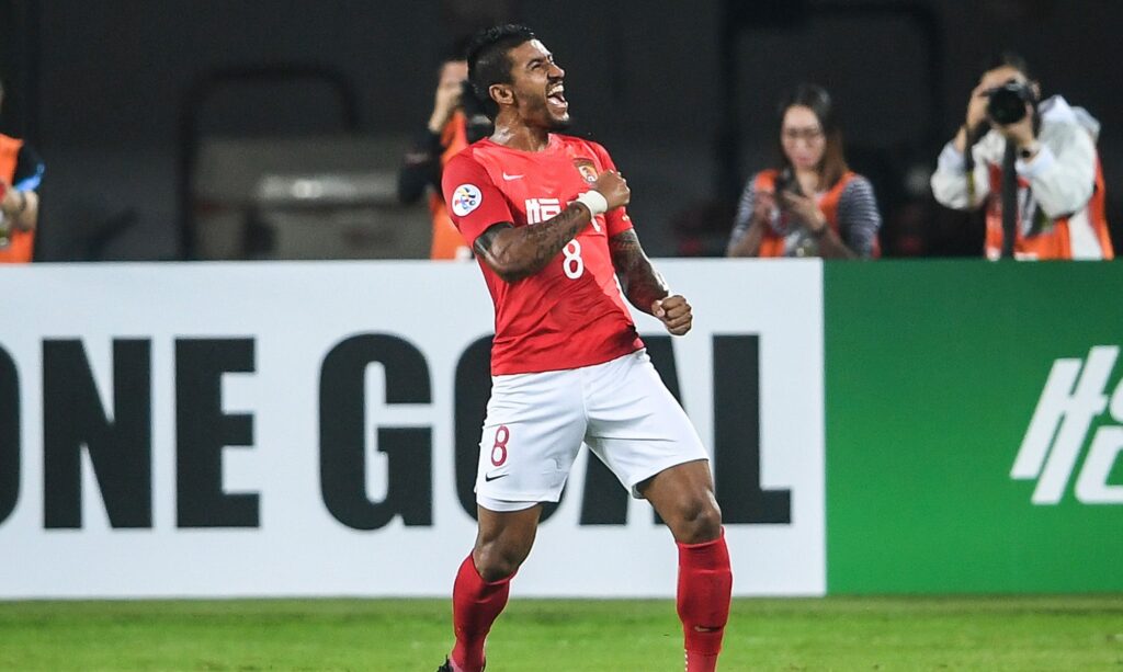 Amazing ‘hat trick’ of  Paulinho in China