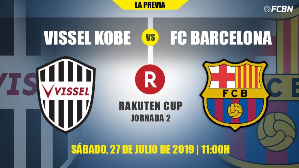 Second Barça preseason test against Vissel Kobe of Iniesta, Villa and Samper