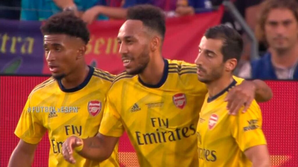Aubameyang, the nightmare of Neto: Great goal against Barça