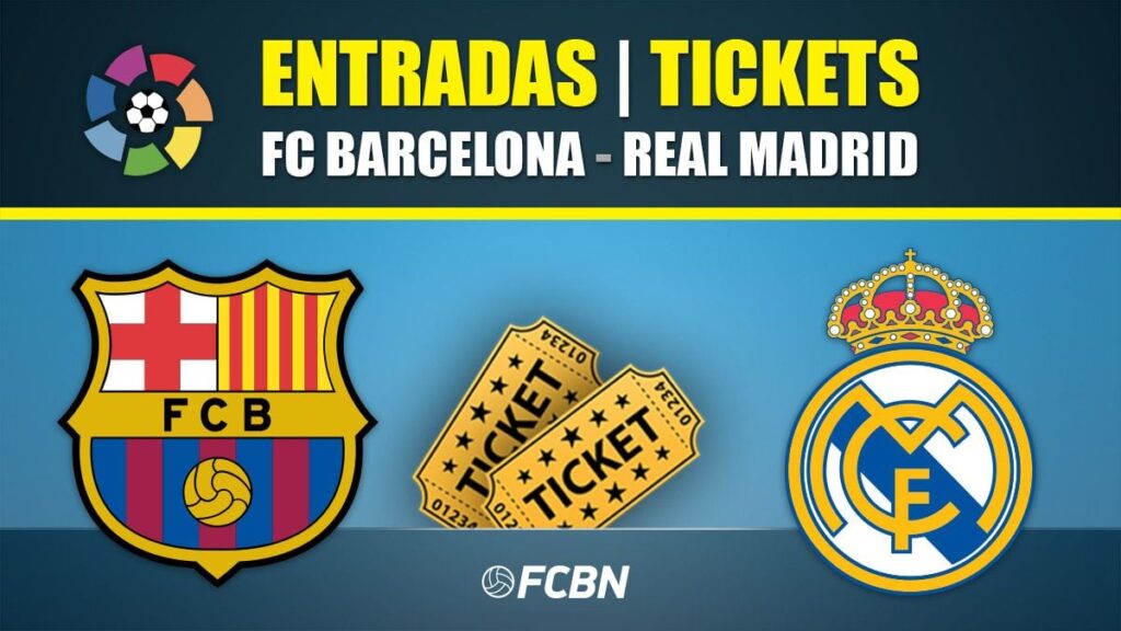 TICKETS FC Barcelona-Real Madrid – Camp Nou 26-10-2019