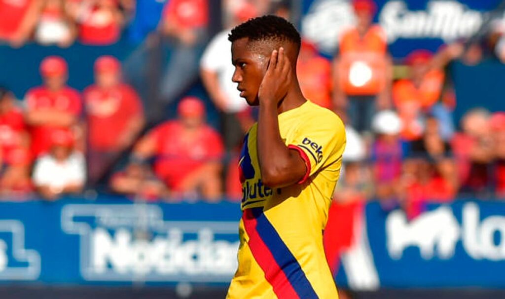 Five data of Ansu Fati, the new star of the Barça