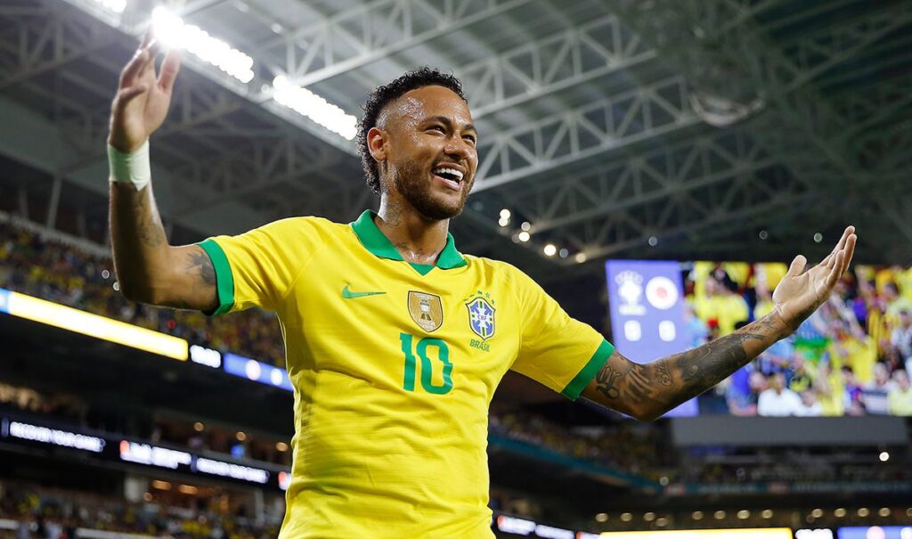Neymar Jr recovers the smile and the goal in Brazil-Colombia (2-2)