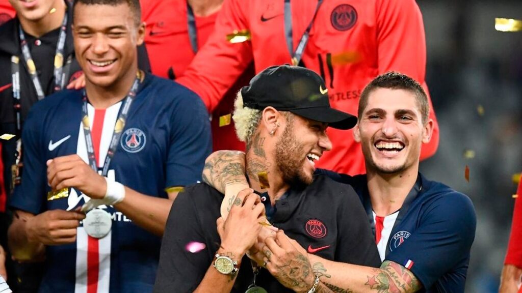 Mbappé and Verratti were the biggest supports of Neymar in an agitated summer in PSG