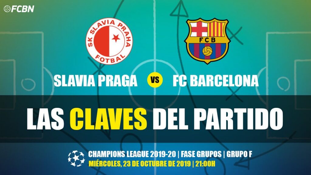 The keys of the Slavia Prague-FC Barcelona