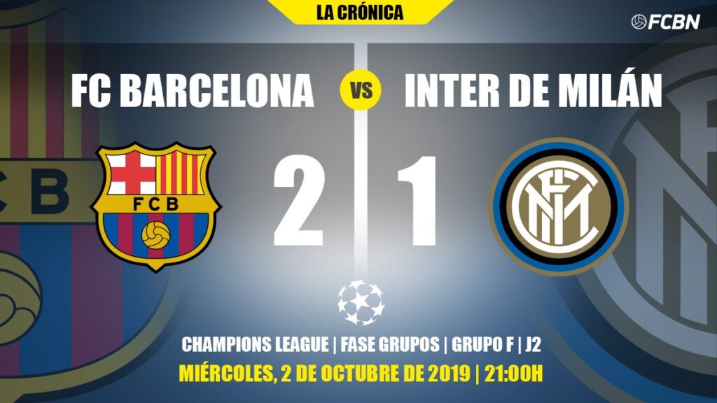 Barça resurrects in the Camp Nou and Suárez sentences Inter Milan (2-1)