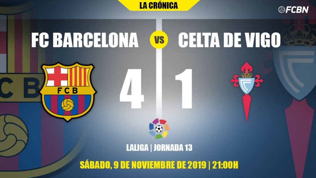 Messi decides the game against Celta (4-1)