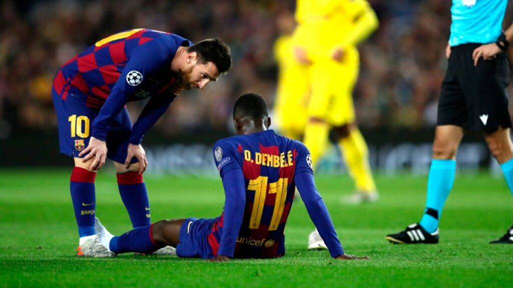 OFFICIAL: Dembélé’s injury in the femoral biceps will have him 10 weeks off