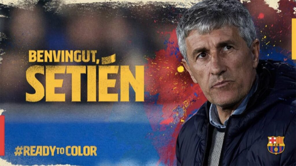 OFFICIAL: The Barça destituye to Valverde and index card to Quique Setién like new trainer