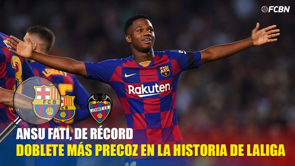 Doublet of goals of Ansu Fati and of assistances of Messi… In two minutes!