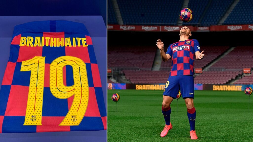 Braithwaite will wear the number ’19’ of Boateng… And Leo Messi!