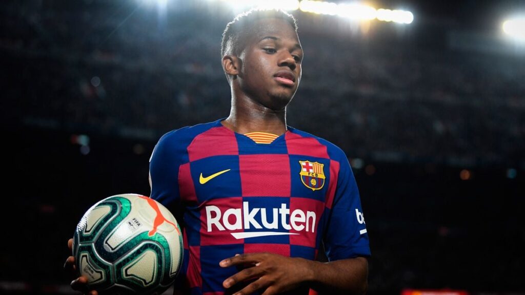 Ansu Fati is the second most expensive player of the generation of 2002