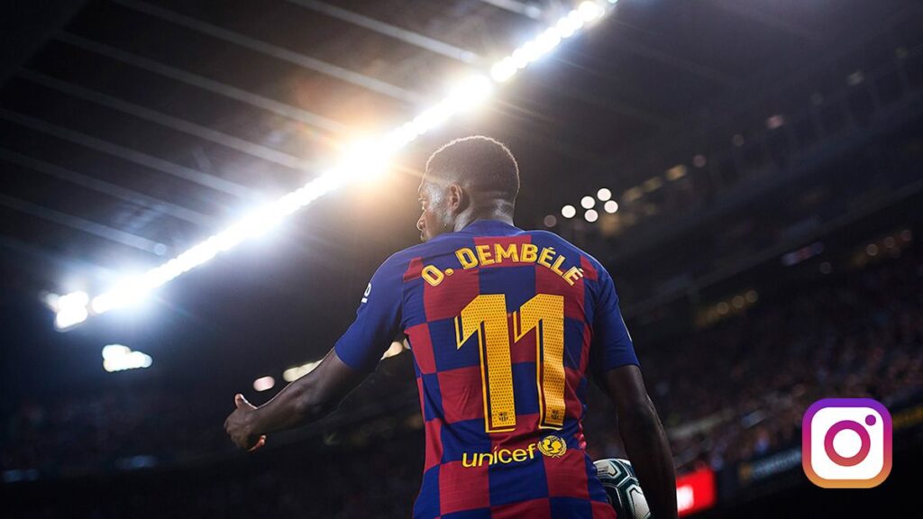 Dembélé fights the confinement listening to a legendary rapper