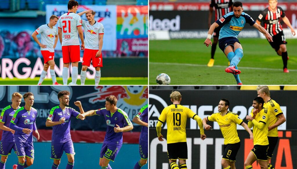 This is how football came back in Germany: goals, surprises and injuries