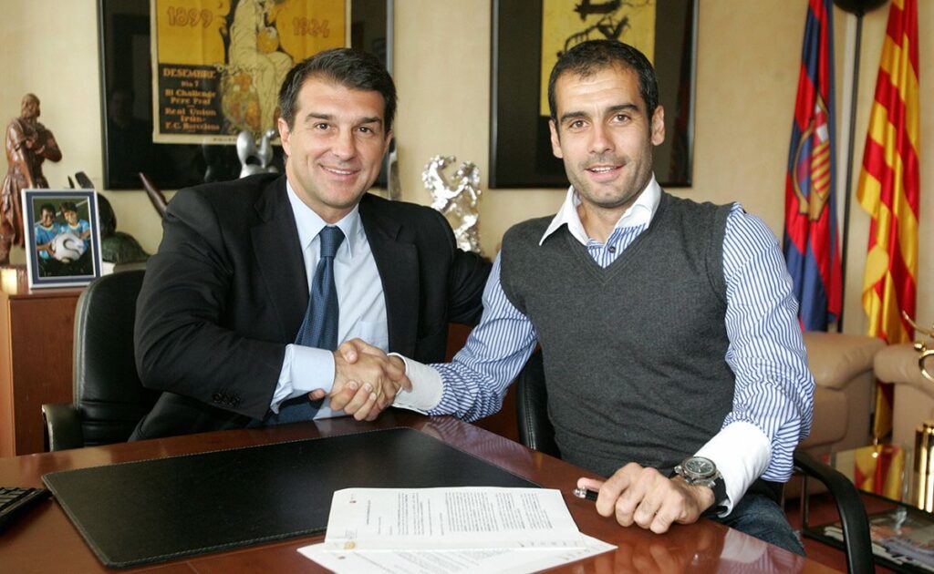 Guardiola has clear the decision to come back to train (or not) to the Barça