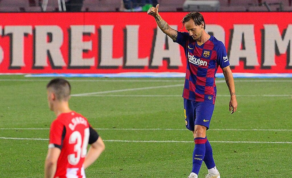 Rakitic’s message after his important goal against Athletic