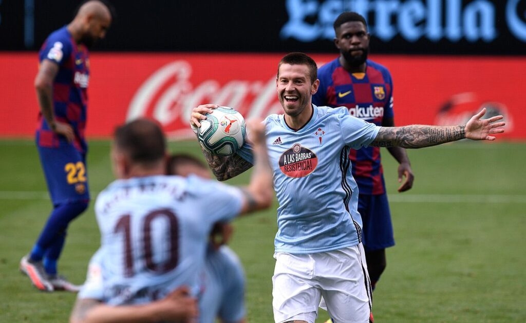 Smolov tied after an error of Rakitic… And the magic of Aspas did the rest