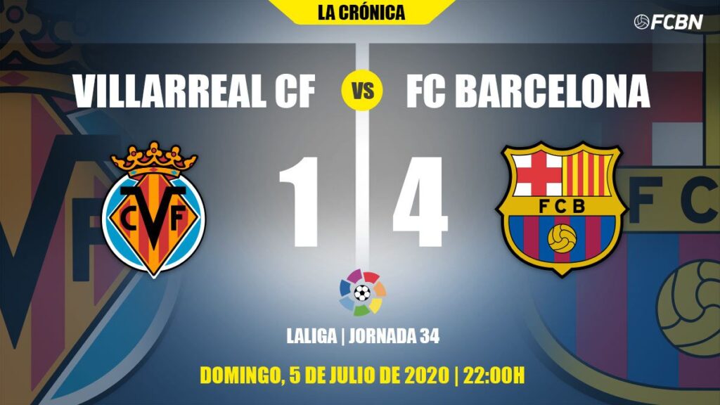 Hopeful recital for FC Barcelona in Villarreal (1-4)