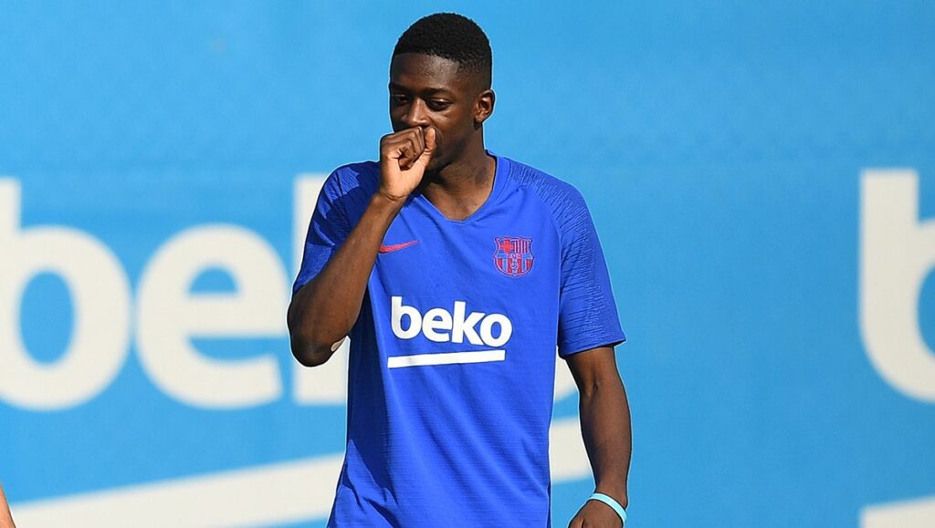 Ousmane Dembélé, almost ruled out for the Champions League match against Naples