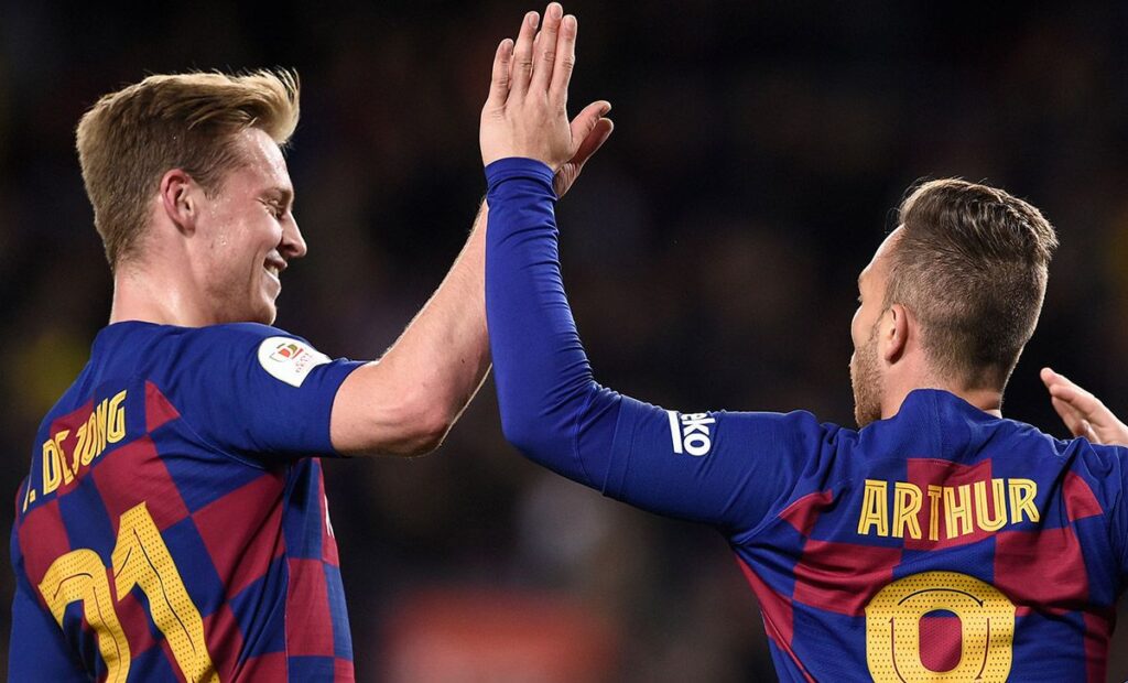 Arthur Melo and Frenkie de Jong, FC Barcelona casualties against Real Valladolid