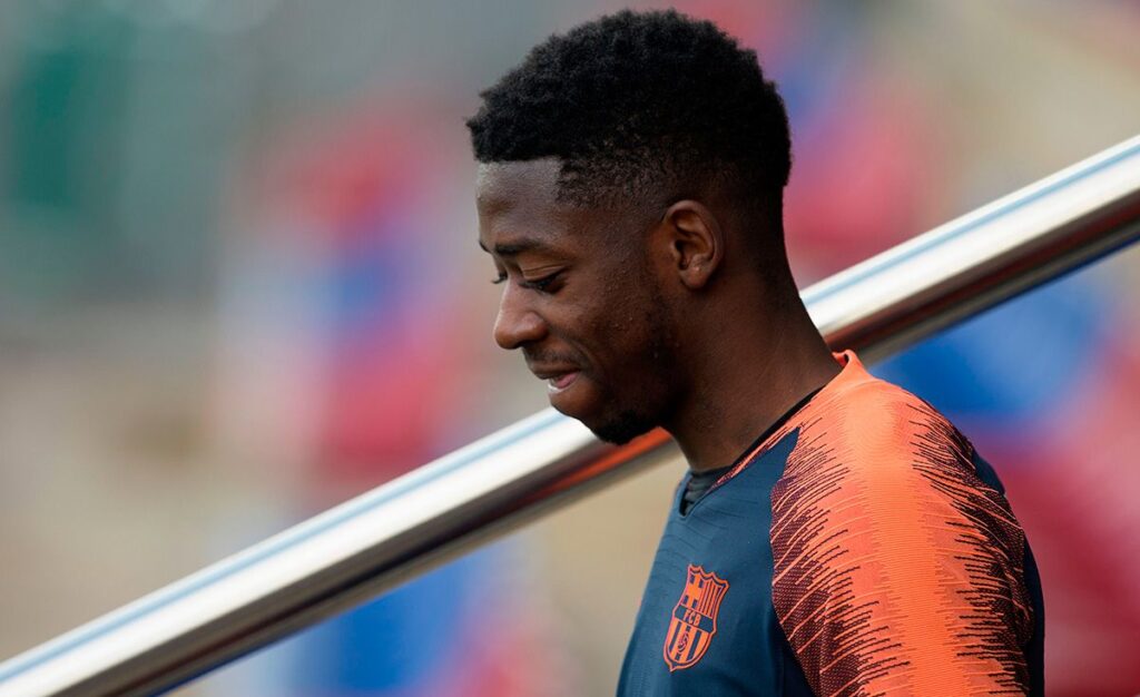 Dembélé won’t play against the Napoli, but will travel to Lisbon if the Barça classifies