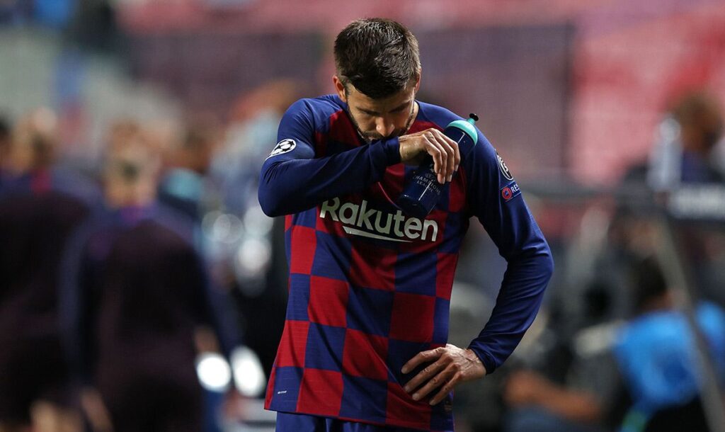 Gerard Piqué: “It’s a shame and the club needs changes of all kinds”