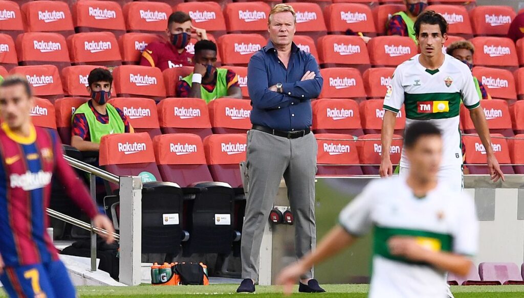 Koeman, clear with Riqui Puig: “I recommend that he goes on loan”