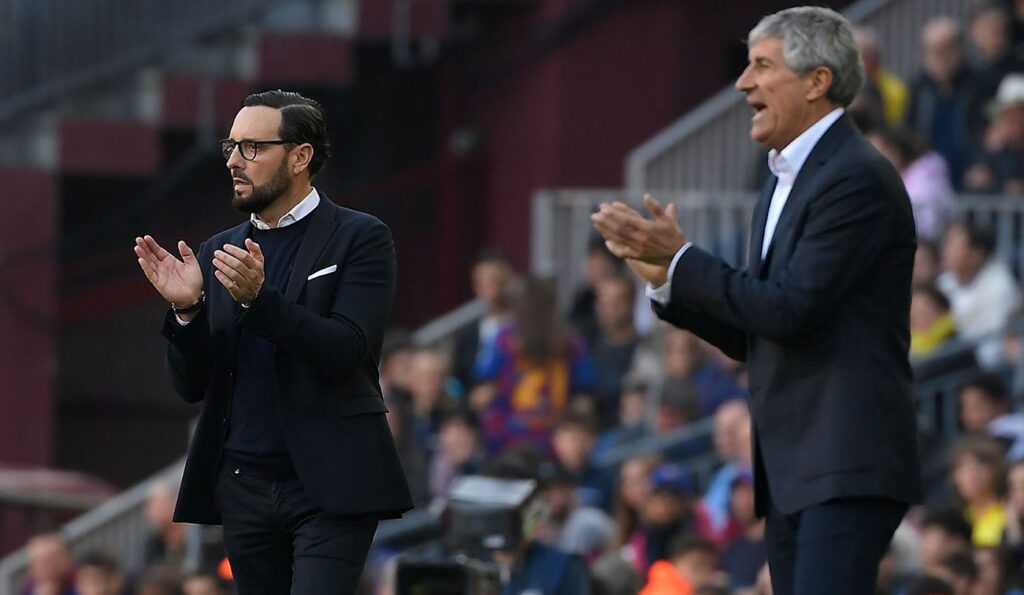 Unexpected words from Bordalás of the departure of Quique Setién from Barça