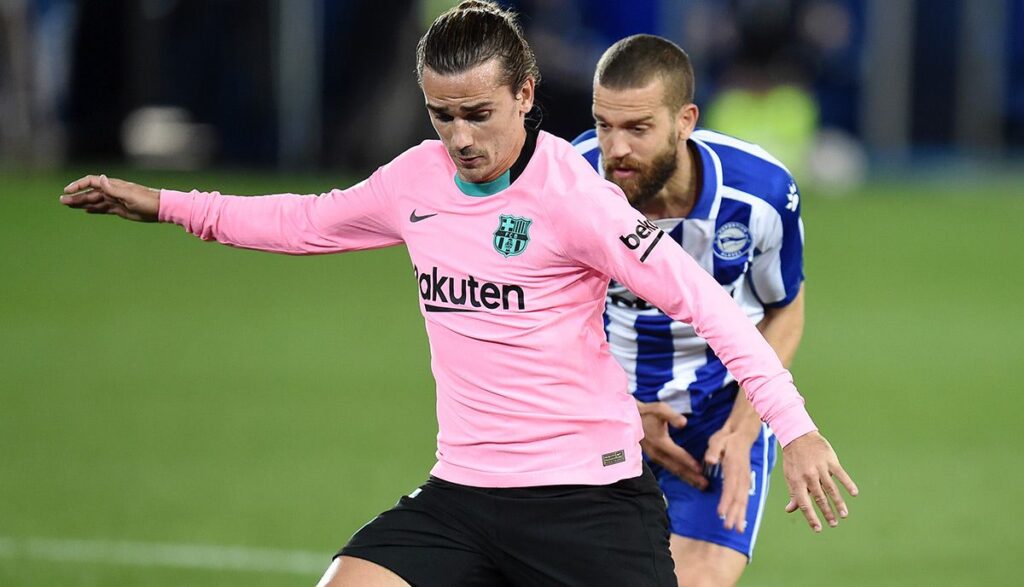 Griezmann sees again the light! Great goal for the 1-1 against the Alavés