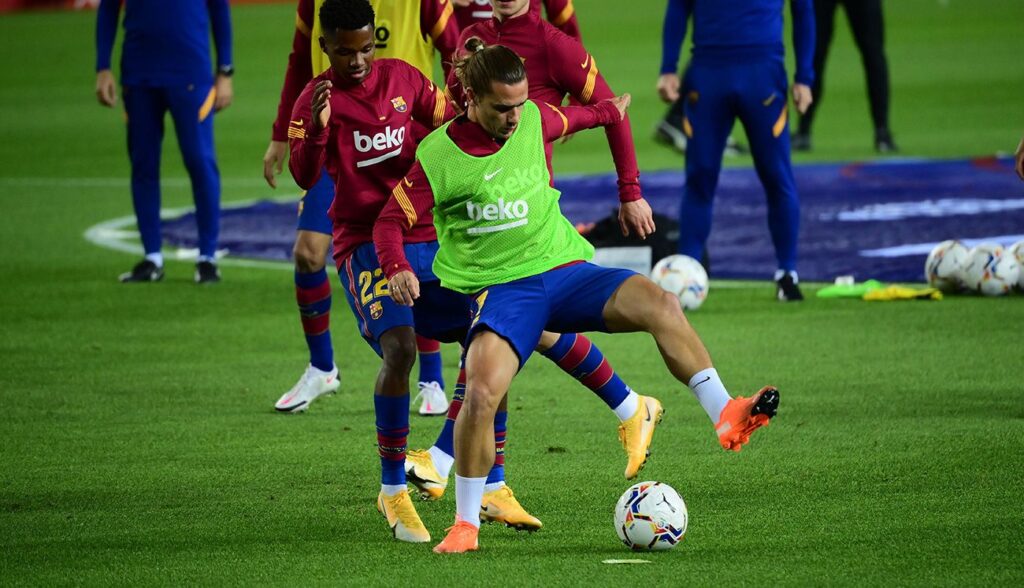 Griezmann has not changed his position and continues to think about succeeding at Barça