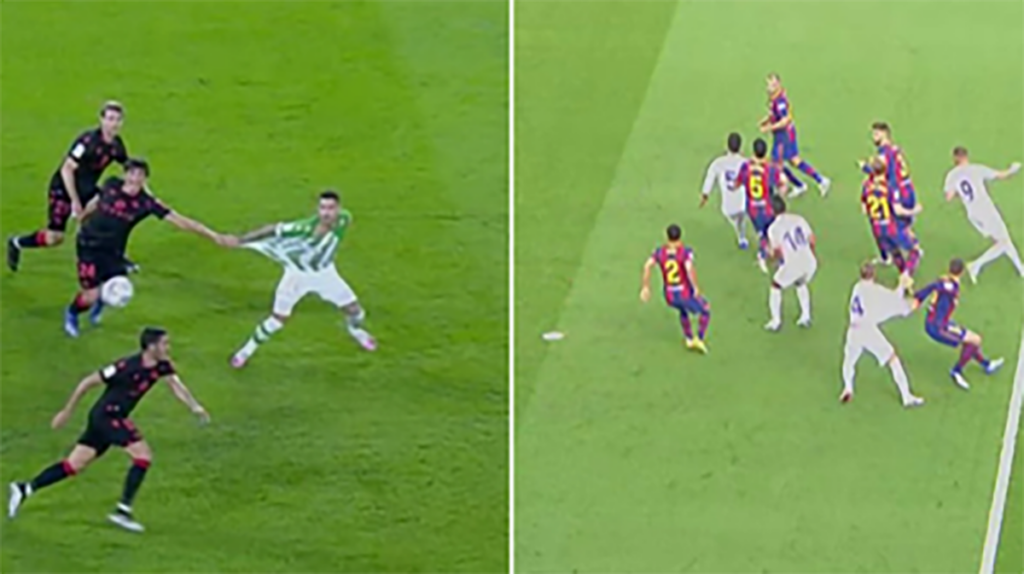 Chance? Lenglet’s penalty and Betis’s penalty not whistled