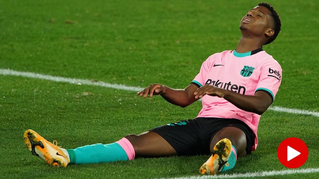 The father of Ansu Fati desvela which is his state after the injury