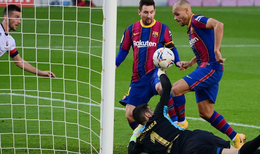 Braithwaite, in state of grace! Third goal in a magic week with the Barça