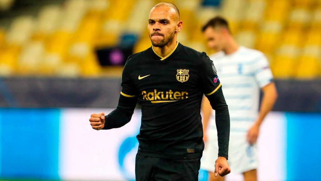 Braithwaite broke Luis Suárez’s bad streak as Barça’s ‘9’ in the Champions