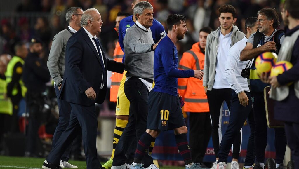 Quique Setién, from admiration to resentment with Leo Messi