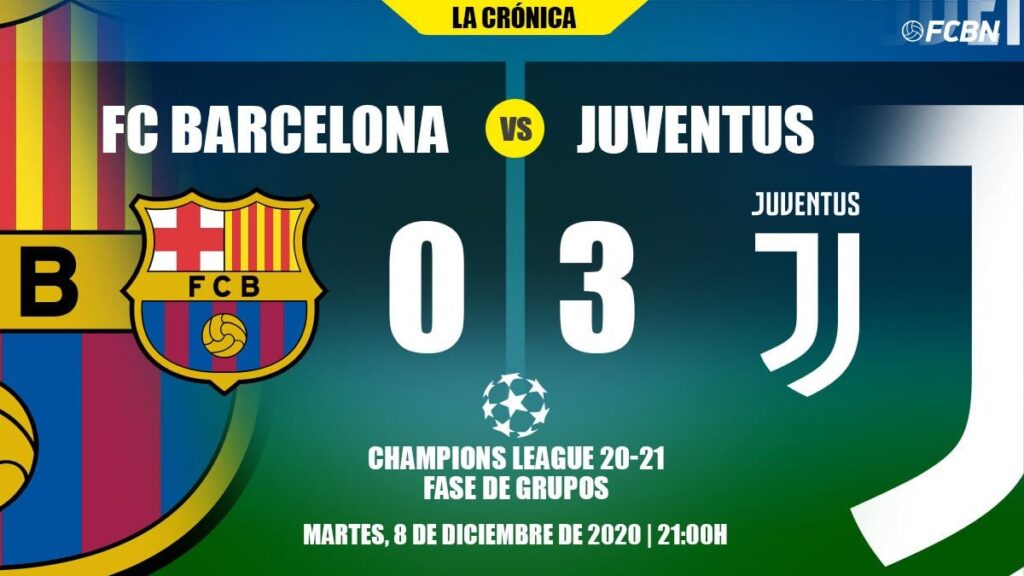 Barcelona’s drama against Juventus and goodbye to first place (0-3)