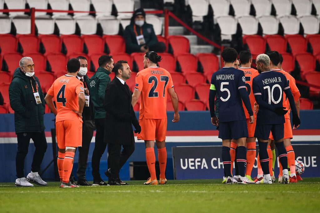 Basaksehir abandons his match against PSG due to alleged racism from the referee