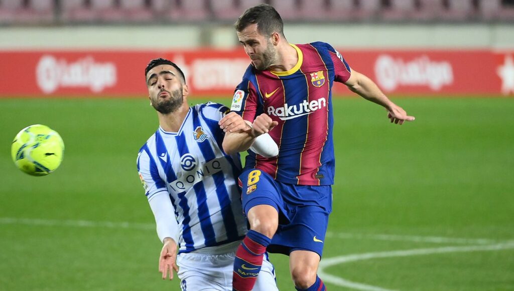 Pjanic was a substitute again and even Aleñá played before him