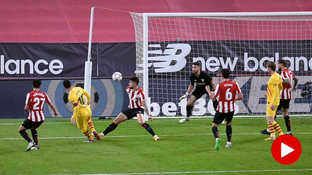 VIDEO SUMMARY: The goals and the best actions of the Athletic-Barça (2-3)
