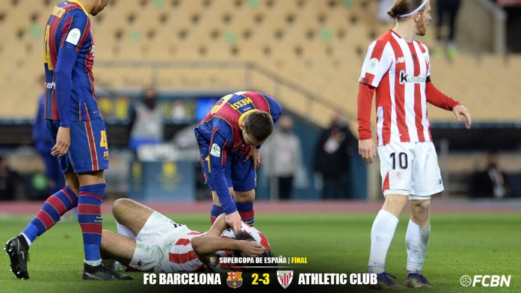 That anyone criticises to Messi by this… If he is the one who more receives of all!