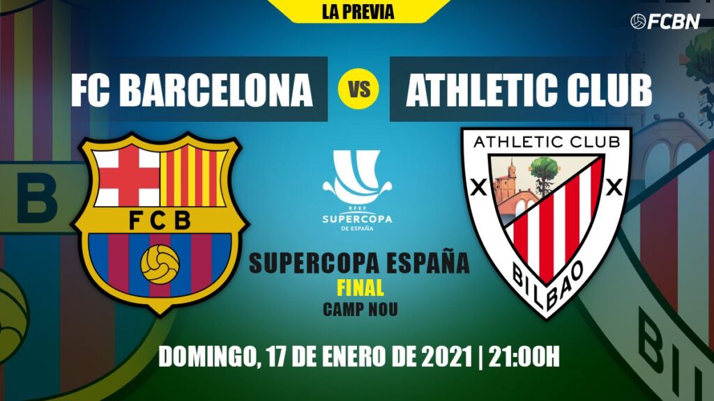 All what need to know of the FC Barcelona-Athletic of Bilbao of Supercopa