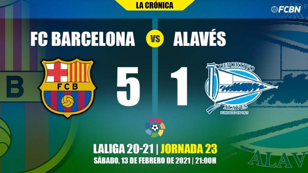 The Barça lumbers with him a ‘manita’ to the Alavés and puts fear to the PSG (5-1)
