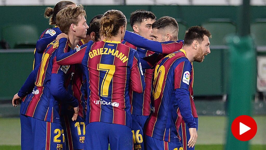 VIDEO SUMMARY: The goals and the best actions of the Betis-Barça (2-3)