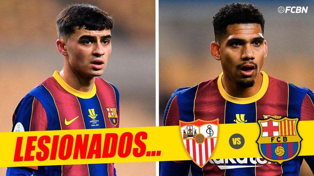 Pedri And Araújo light all the alarms to the lesionarse in the Seville-Barça